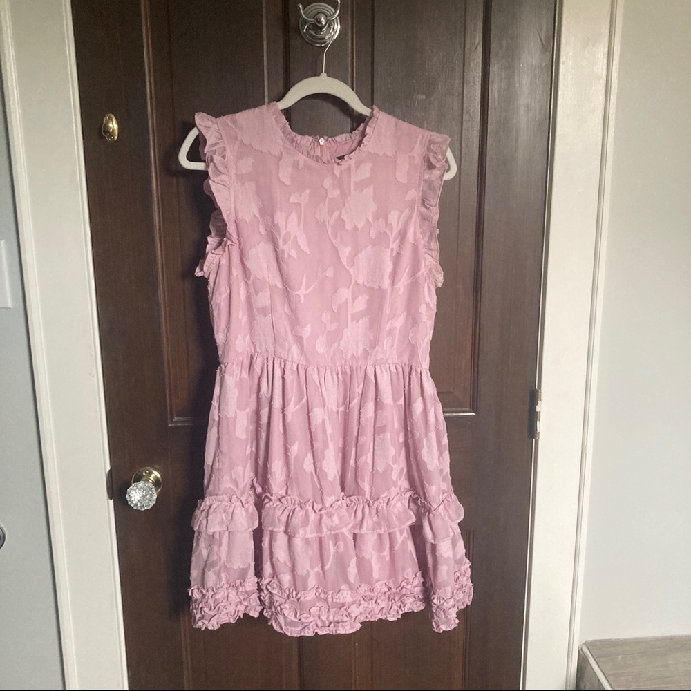 Lulus floral ruffled dress - worn once